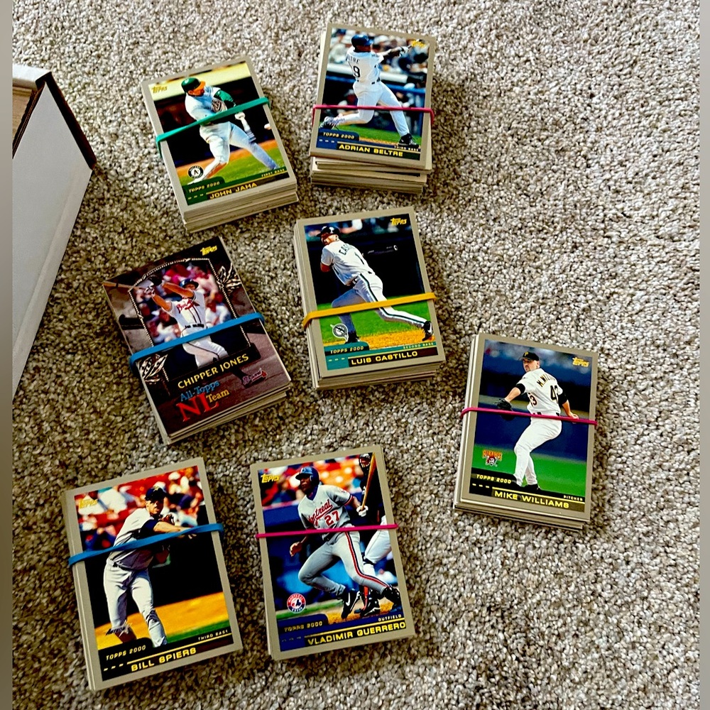 Box of Baseball cards